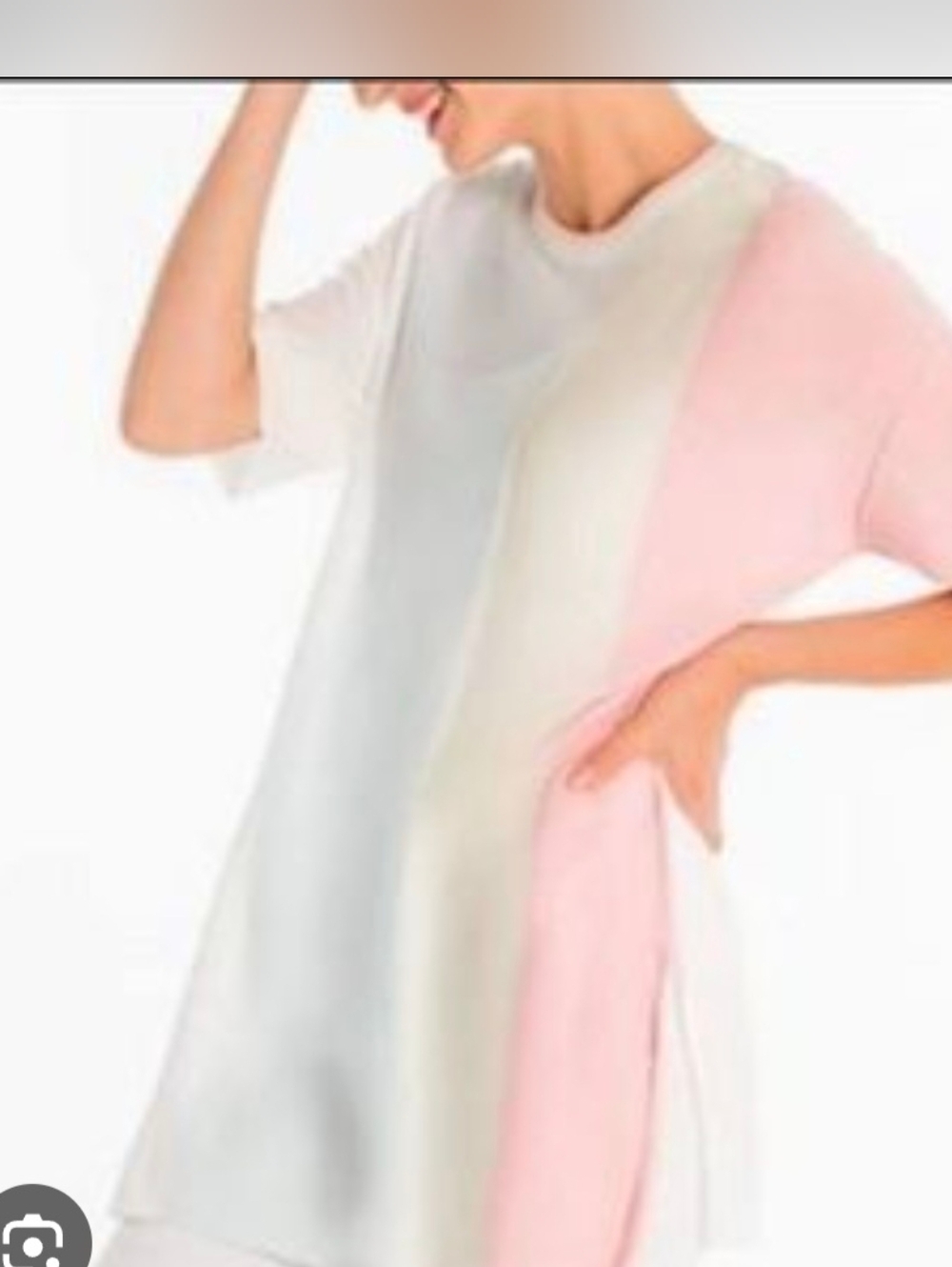 Gabby Isabella Colorblock Knit Tunic Shirt XL